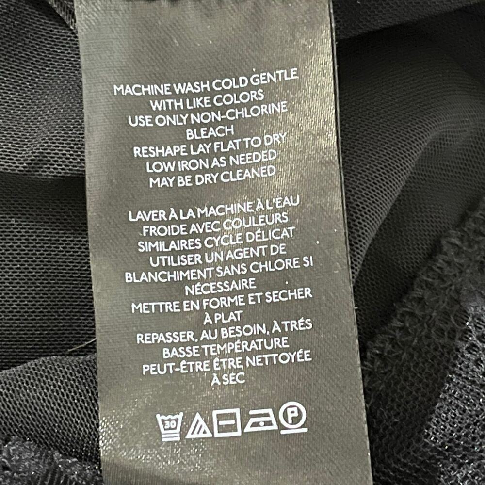 By Anthropologie Womens VNeck Lace Ruched Sleeve Blouse Size Extra Small - Picture 6 of 10